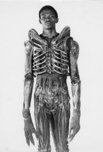 Test Footage of Bolaj Badejo Dressed As the Alien